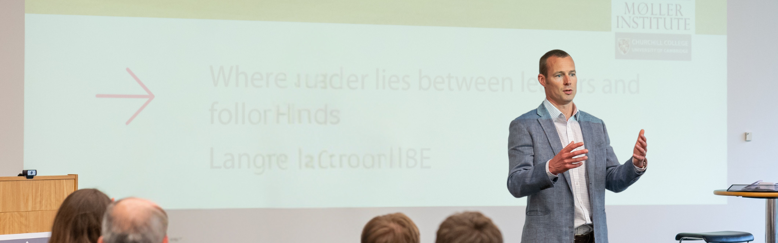 Male presenting to class